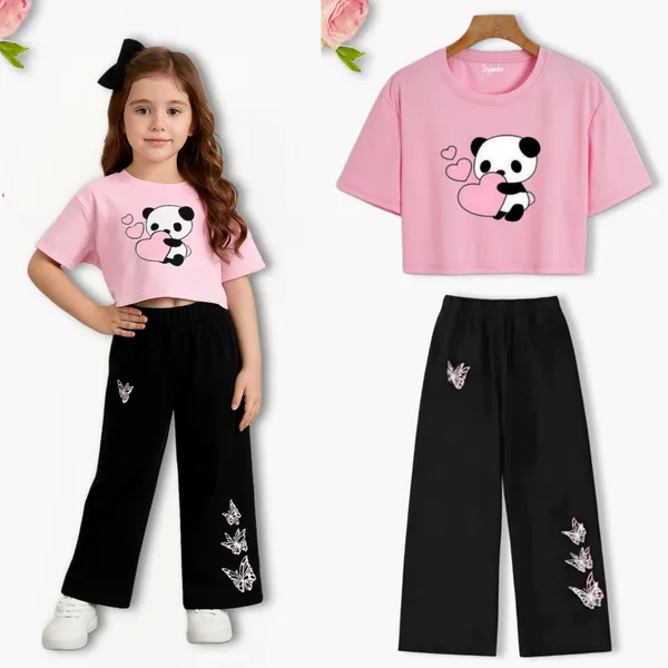 Black_Printed_Crop_Top_And_Wide_Leg_Pants_Set_For_Girls