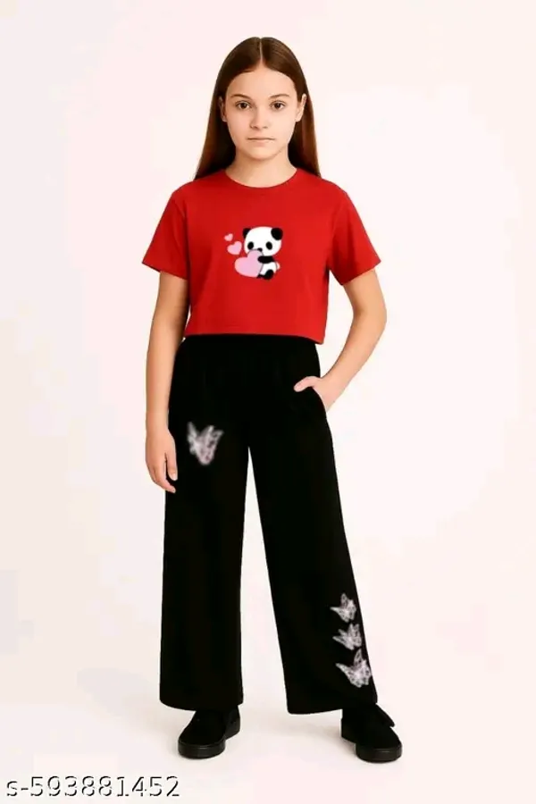 Printed_Cropped_T-Shirt_And_Wide-Leg_Pants_Co-Ord_Set_for_girl