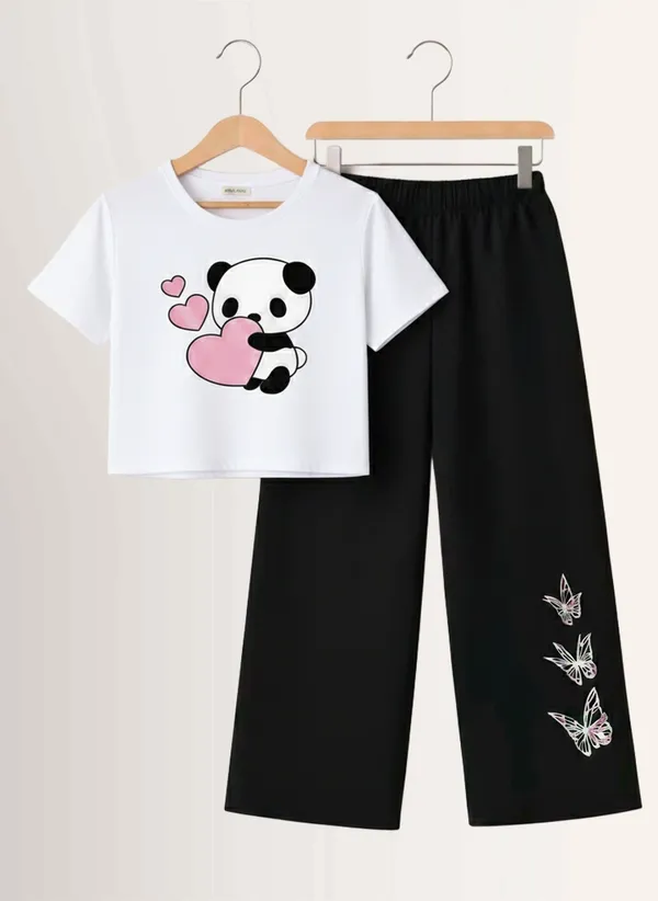 Black_And_White_Printed_Co_Ord_Set_for_Girls