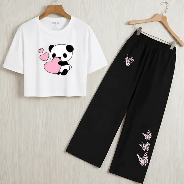Lavender_Cotton_Butterfly_Print_Crop_Top_Palazzo_Co_Ord_Set_For_Girls