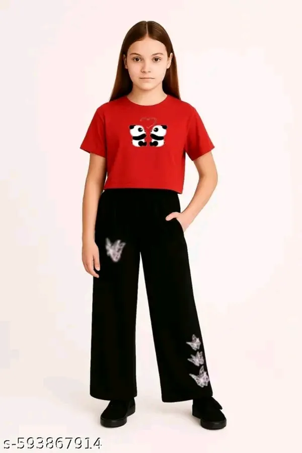Printed_Cropped_T-Shirt_And_Wide-Leg_Pants_Co-Ord_Set_for_girl