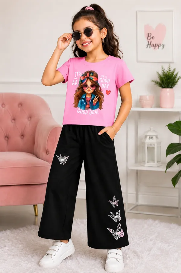 Black_And_White_Printed_Co_Ord_Set_For_Girls