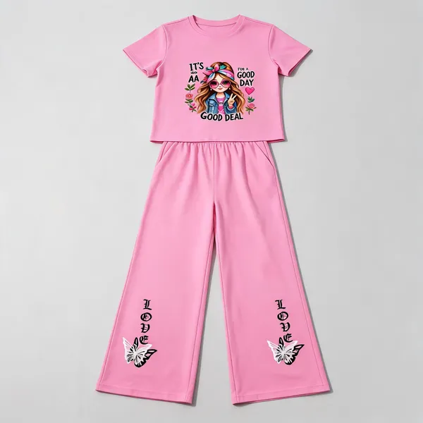 Pink_Cotton_Relaxed_Graphic_Cropped_Top_Wide_Leg_Pants_Co_Ord_Set_For_Girls