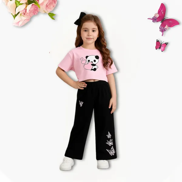 Black_Printed_Crop_Top_And_Wide_Leg_Pants_Set_For_Girls