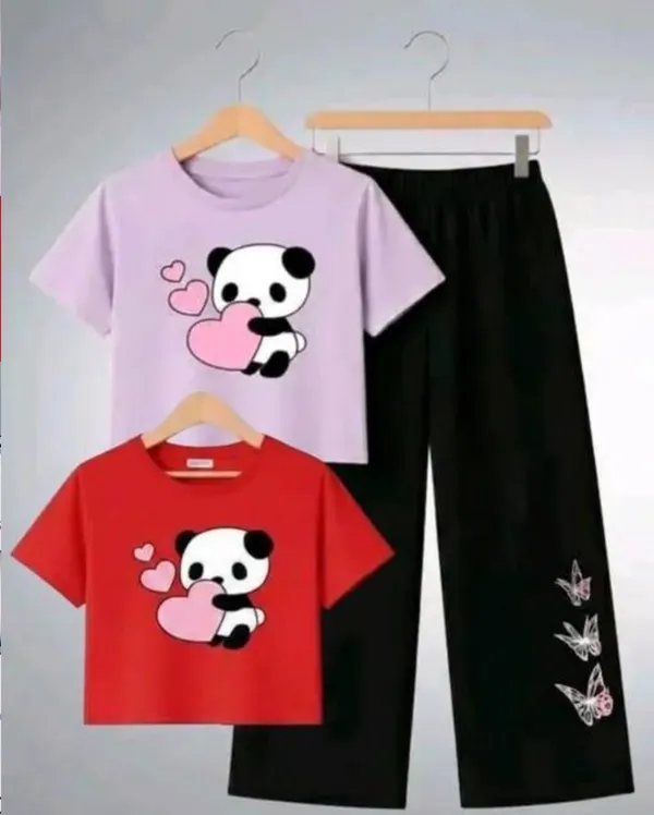 Multicolor_Printed_T_Shirt_And_Pants_Set_for_Girls