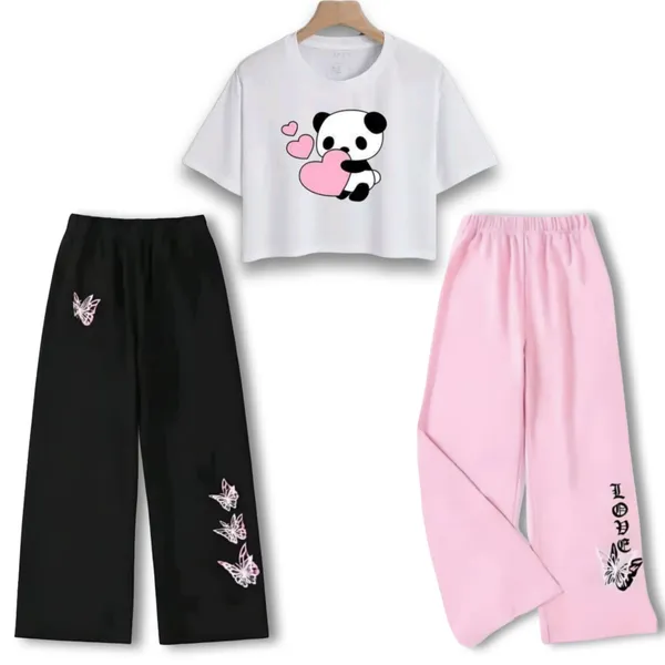 Black_Graphic_Crop_Top_And_Wide_Leg_Pants_Set