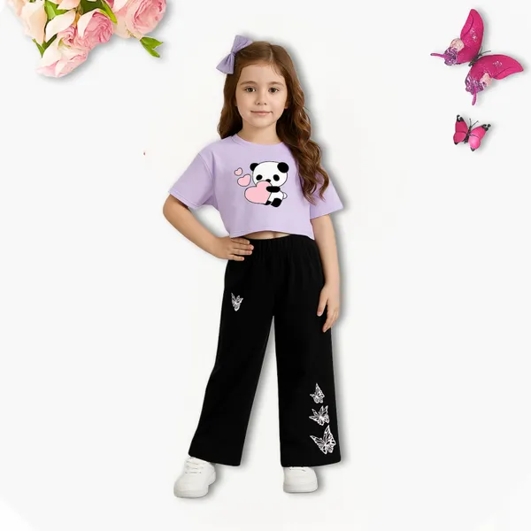 Black_Printed_Crop_Top_And_Wide_Leg_Pants_Set_For_Girls