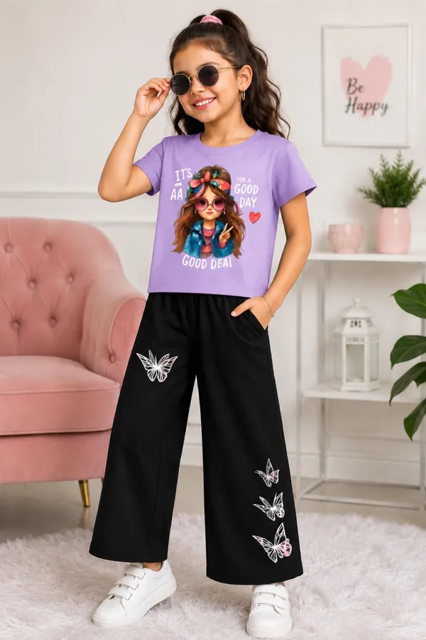 Black_And_White_Printed_Co_Ord_Set_For_Girls