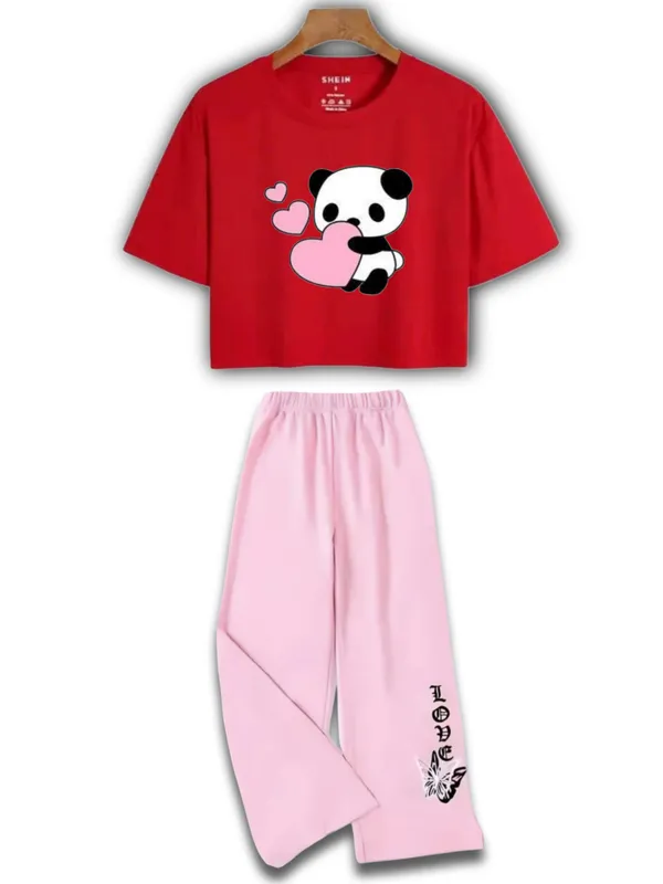 Red_Printed_Crop_Top_And_Pink_Wide_Leg_Pants_Set_for_girl