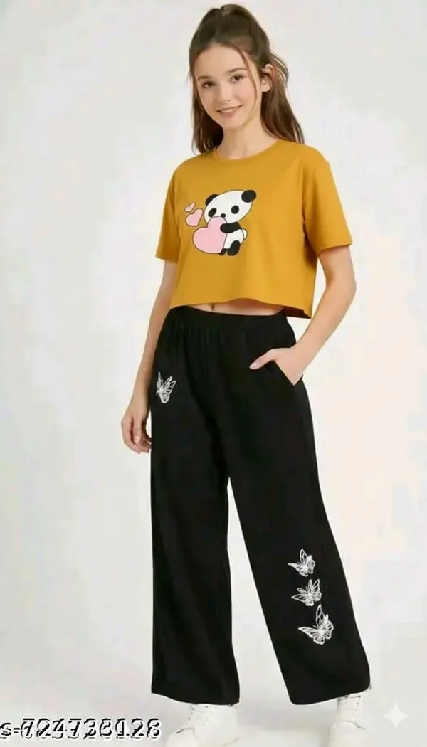 Pink_Graphic_Crop_Top_And_Black_Wide_Leg_Pants_Set_for_girl