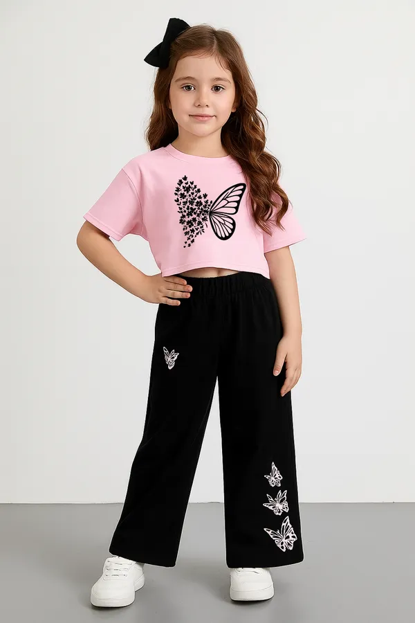 Black_And_Lavender_Butterfly_Print_Co_Ord_Set_For_girl