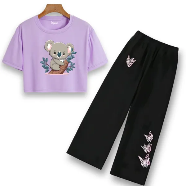 Black_Graphic_Crop_Top_And_Pants_Set_For_Girls