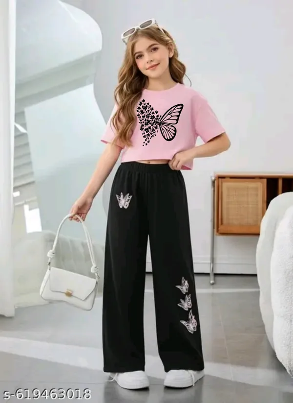 Black_And_Lavender_Butterfly_Print_Co_Ord_Set_For_girl