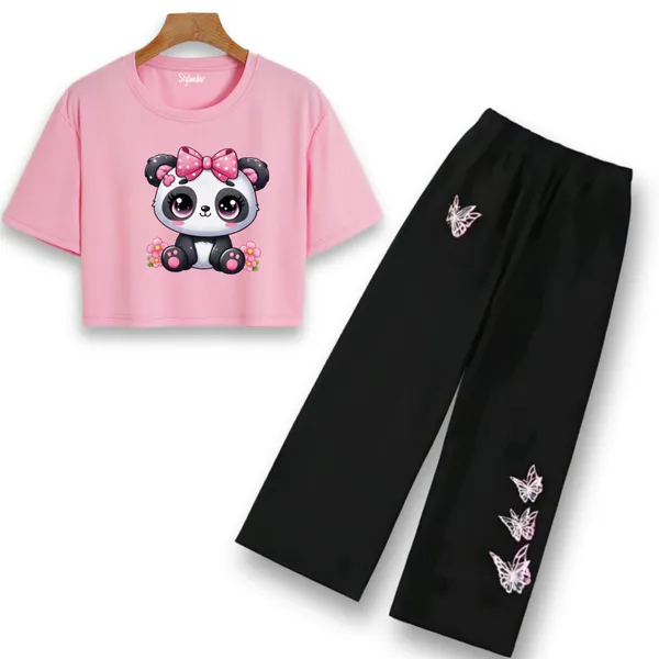 Black_Graphic_Crop_Top_And_Pants_Set_For_Girls