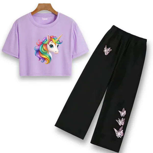 Black_Graphic_Crop_Top_And_Pants_Set_For_Girls