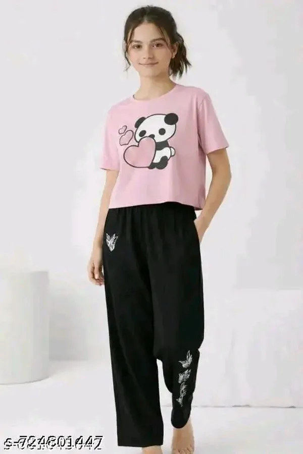 Pink_Graphic_Crop_Top_And_Black_Wide_Leg_Pants_Set_for_girl
