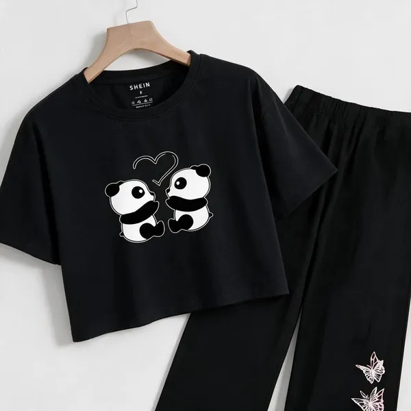 Black_Cotton_Graphic_Crop_Top_Wide_Leg_Pants_Co_Ord_Set_For_Girls