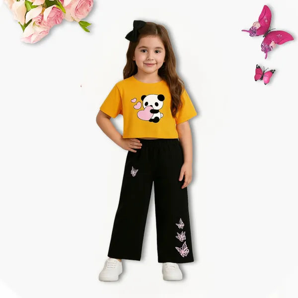 Black_Printed_Crop_Top_And_Wide_Leg_Pants_Set_For_Girls
