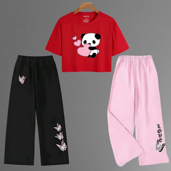 Black_Casual_Panda_Print_Co_Ord_Set_for_Girls
