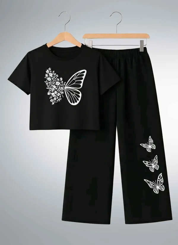 Pink_Short_Sleeve_Butterfly_Print_Set_for_Girls