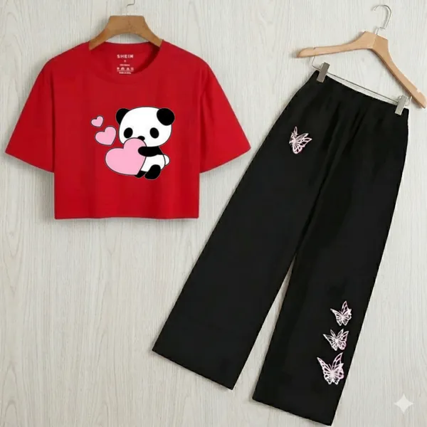 Lavender_Cotton_Butterfly_Print_Crop_Top_Palazzo_Co_Ord_Set_For_Girls
