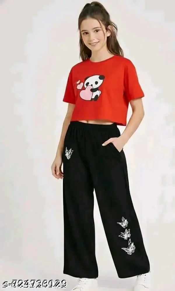 Pink_Graphic_Crop_Top_And_Black_Wide_Leg_Pants_Set_for_girl
