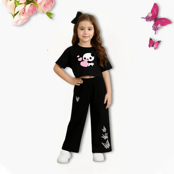 Black_Printed_Crop_Top_And_Wide_Leg_Pants_Set_For_Girls