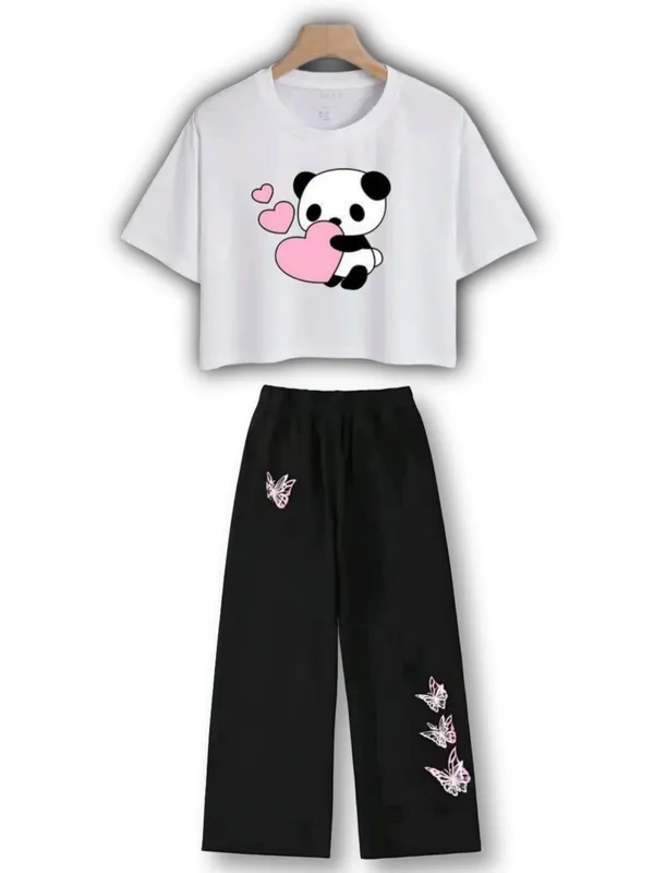 Black_Graphic_Crop_Top_And_Wide_Leg_Pants_Set