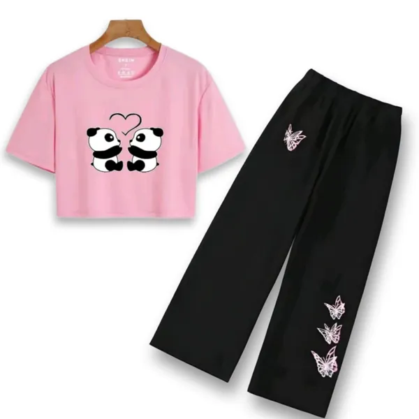 Pink_Printed_Crop_Top_And_Black_Wide_Leg_Pants_Set_for_Girls
