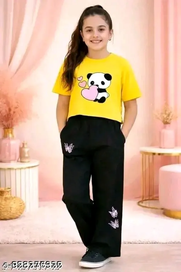 Black_Printed_Crop_Top_And_Wide_Leg_Pants_Set_for_girl