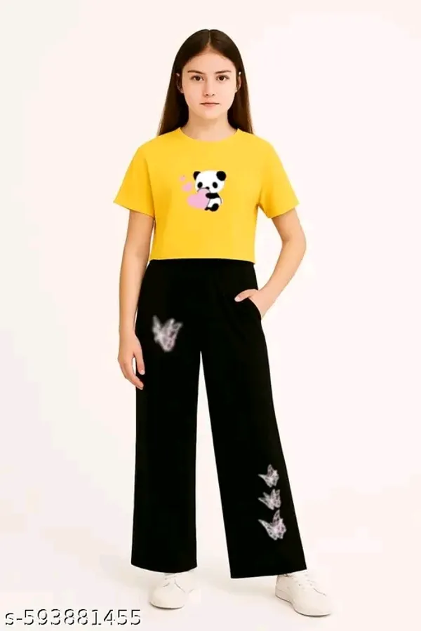 Printed_Cropped_T-Shirt_And_Wide-Leg_Pants_Co-Ord_Set_for_girl