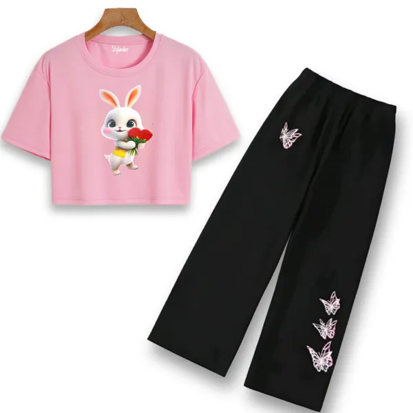 Black_Graphic_Crop_Top_And_Pants_Set_For_Girls