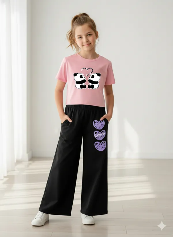 Pink_Or_Lavender_Graphic_Top_And_Wide_Leg_Pants_Set_for_Girls