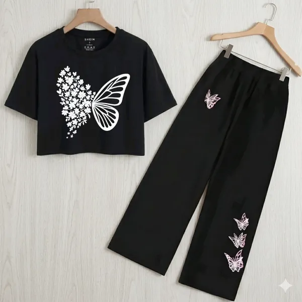 Lavender_And_Black_Butterfly_Print_Crop_Top_And_Palazzo_Set_for_girl
