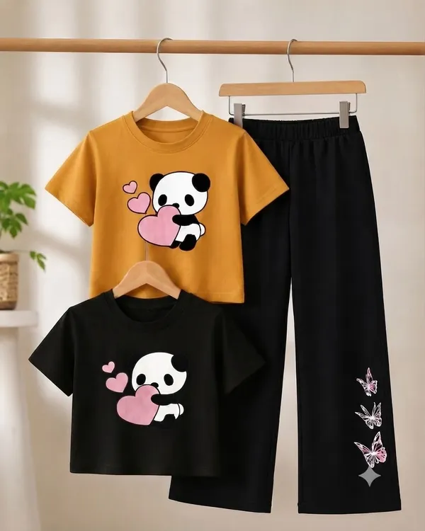 Multicolor_Cotton_Relaxed_Fit_Graphic_T-Shirt_And_Pants_Co_Ord_Set_For_Girls