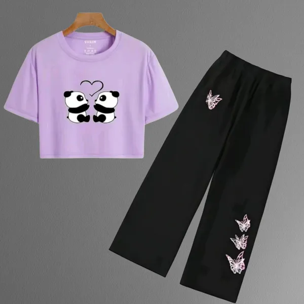 Black_Casual_Panda_Print_Co_Ord_Set_for_Girls