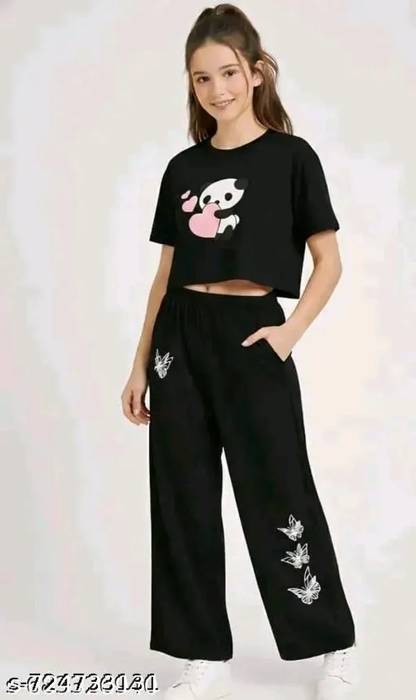 Pink_Graphic_Crop_Top_And_Black_Wide_Leg_Pants_Set_for_girl