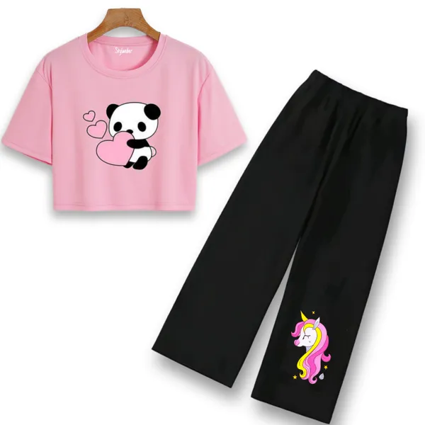 Pink_Graphic_Crop_Top_And_Black_Pants_Set_For_Girls