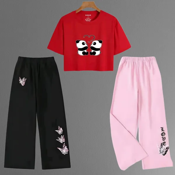 Black_Casual_Panda_Print_Co_Ord_Set_for_Girls