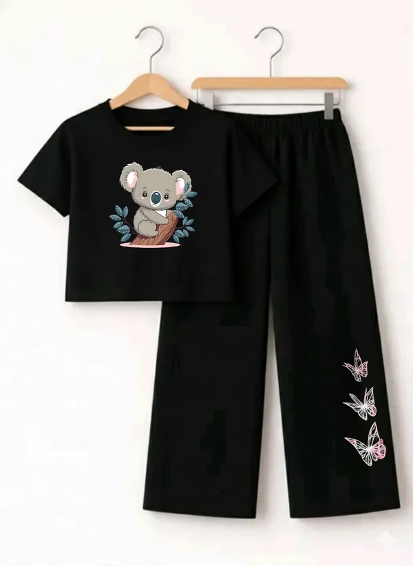 Black_Graphic_Crop_Top_And_Pants_Set_For_Girls