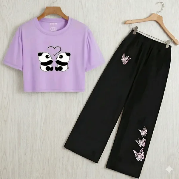 Black_Printed_Crop_Top_And_Wide_Leg_Pants_Set_for_girl
