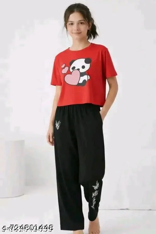 Pink_Graphic_Crop_Top_And_Black_Wide_Leg_Pants_Set_for_girl