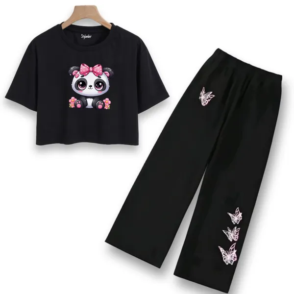 Black_Graphic_Crop_Top_And_Pants_Set_For_Girls