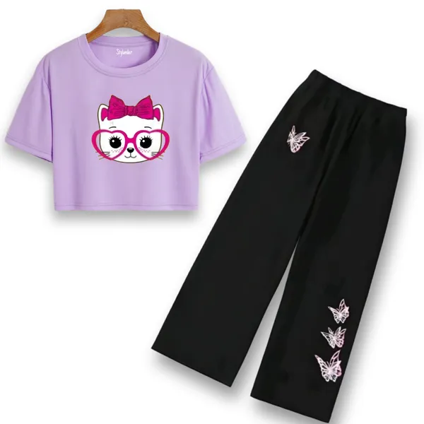 Black_Graphic_Crop_Top_And_Pants_Set_For_Girls