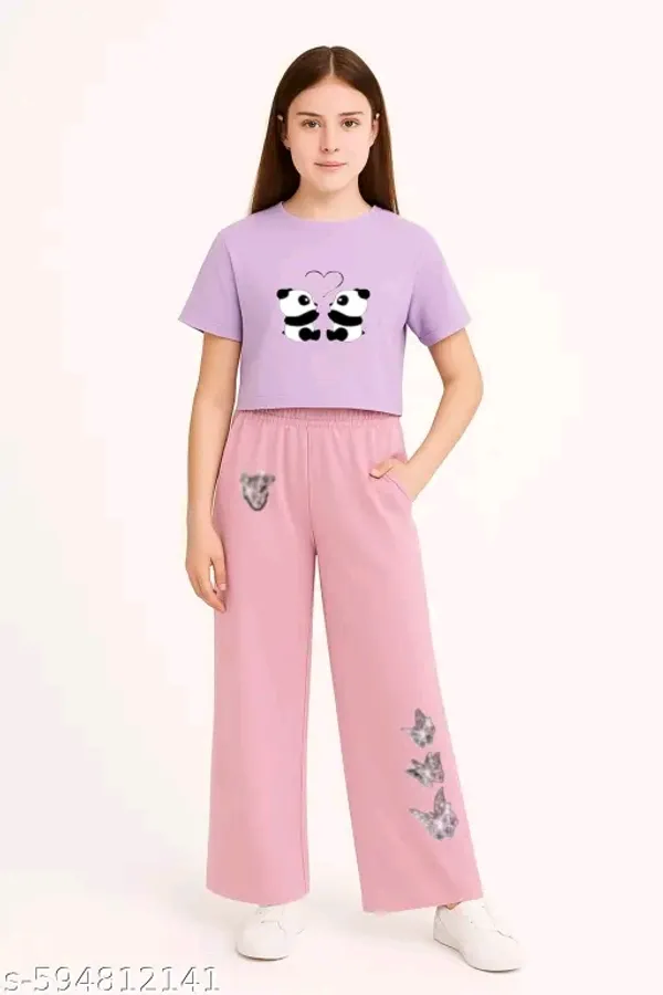 Printed_Cropped_T-Shirt_And_Wide-Leg_Pants_Co-Ord_Set_for_girl