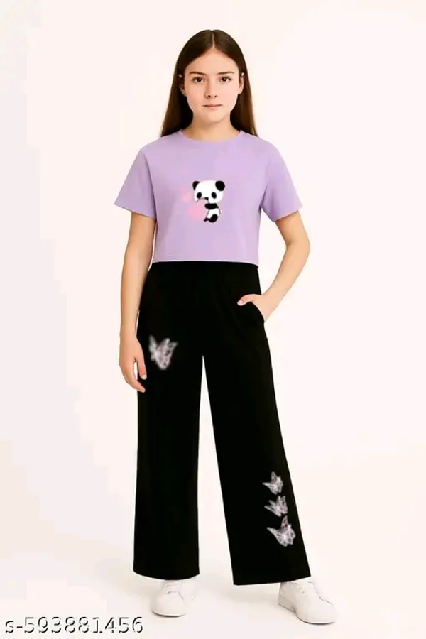 Printed_Cropped_T-Shirt_And_Wide-Leg_Pants_Co-Ord_Set_for_girl