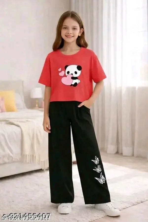 Black_Printed_Crop_Top_And_Wide_Leg_Pants_Set_for_girl