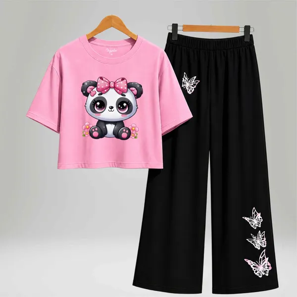 Purple_Casual_T-Shirt_And_Black_Palazzo_Set_For_Girls