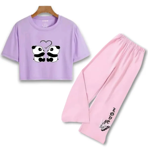 Black_Graphic_Crop_Top_And_Wide_Leg_Pants_Set