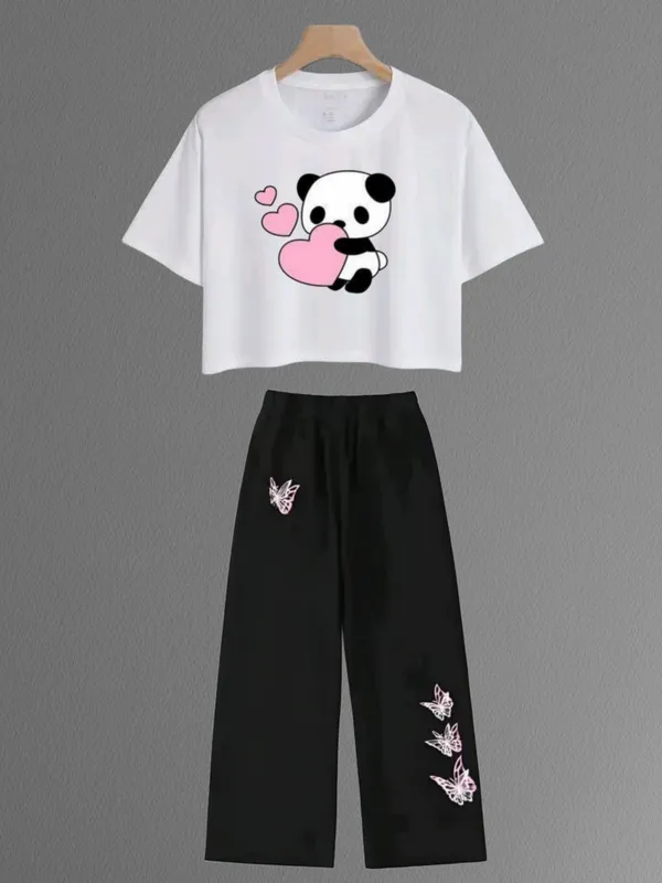 Black_Casual_Panda_Print_Co_Ord_Set_for_Girls